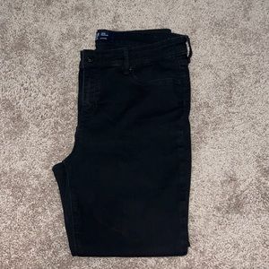 Black Gap Denim Leggings- 14/32 Regular
